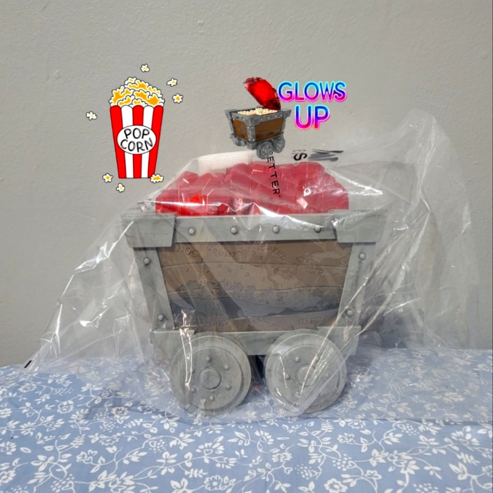 Disney Snow White Red Mine Cart Diamond Popcorn Bucket - AMC Exclusive